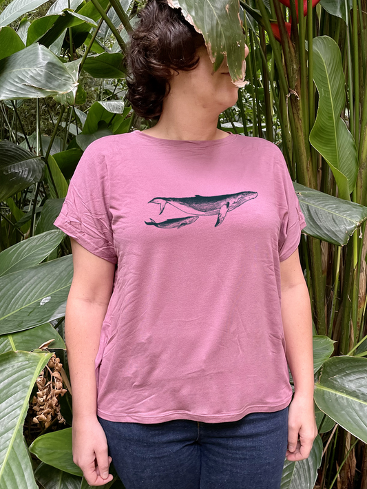 Camiseta Ballena jorobada • Brisa • Vaporosas adultos