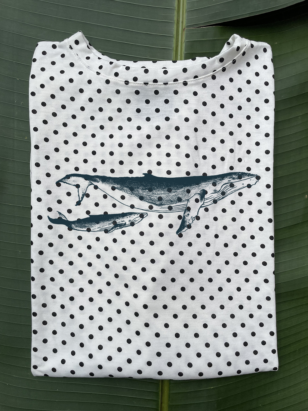 Camiseta Ballena jorobada • Larga brisa • Vaporosas adultos