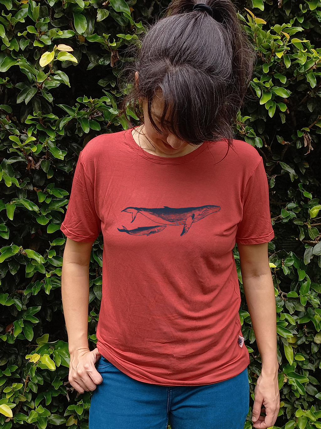 Camiseta Ballena jorobada • Armonía • Vaporosas adultos