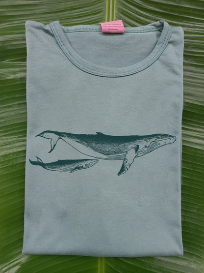 Camiseta Ballena jorobada • Monte • Manga larga adultos