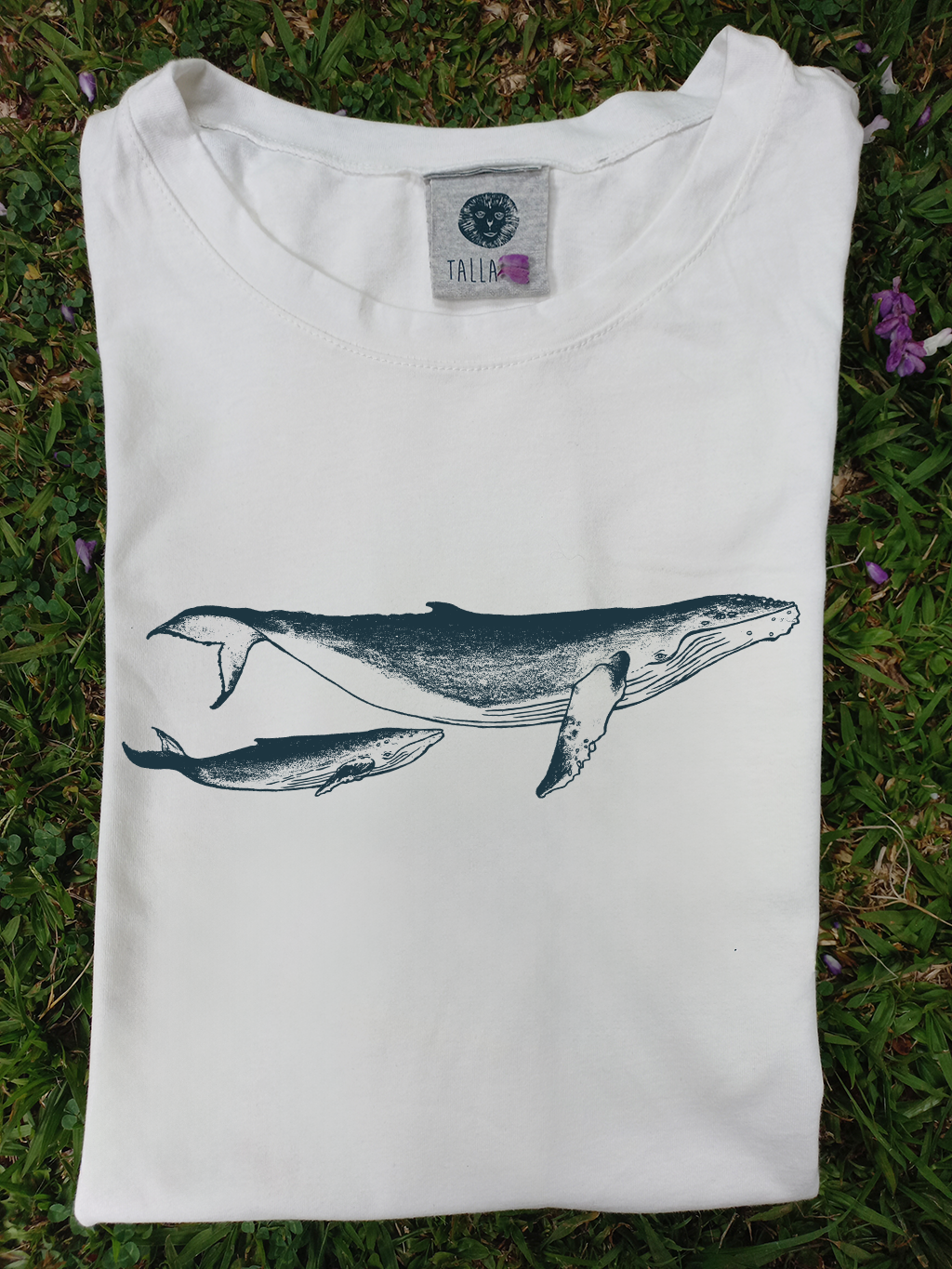 Camiseta Ballena jorobada • Clásica • Adulto