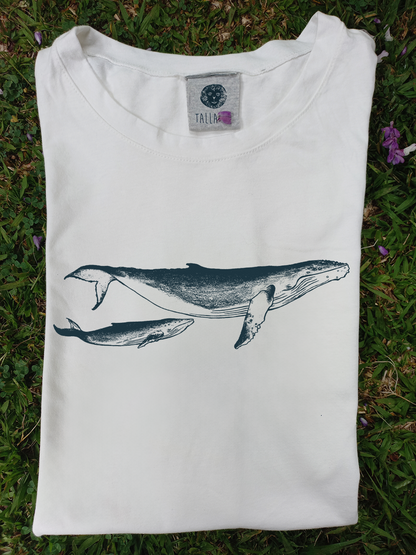 Camiseta Ballena jorobada • Clásica • Adulto