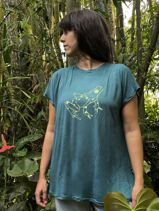 Camiseta Atelopus - Rana dorada • Larga Brisa • Vaporosas adultos